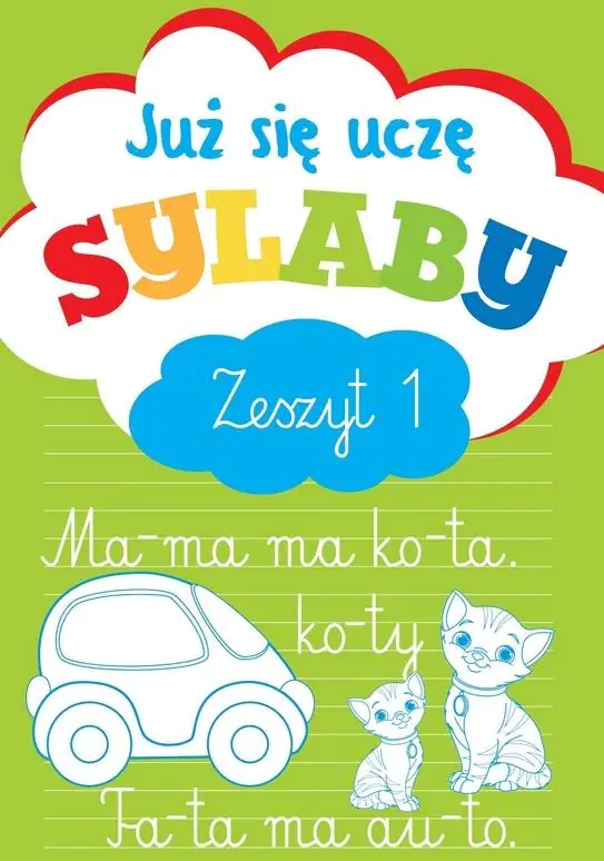 Książka - Już się uczę. Sylaby. Zeszyt 1