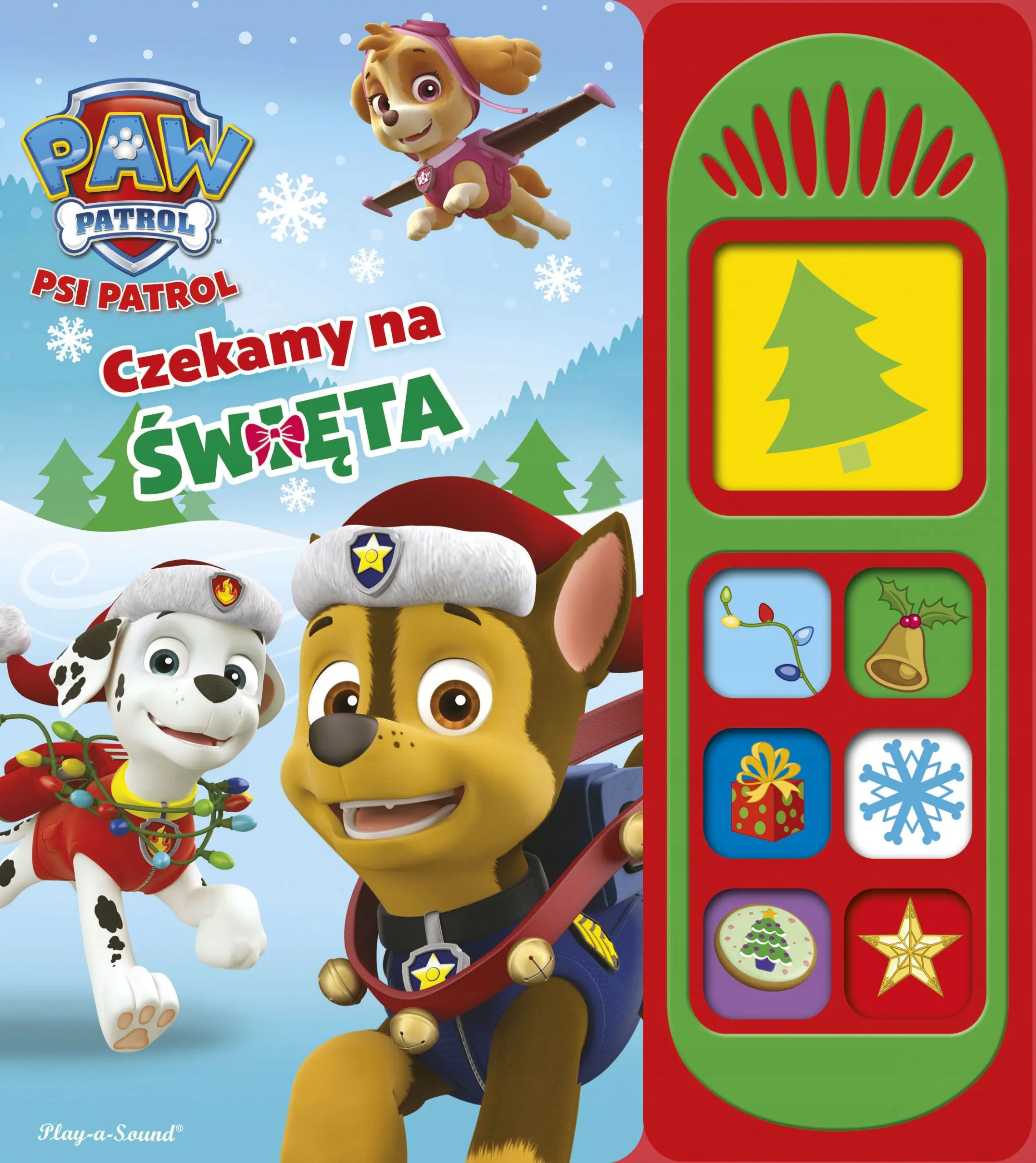 Książka - Psi Patrol Czekamy na święta