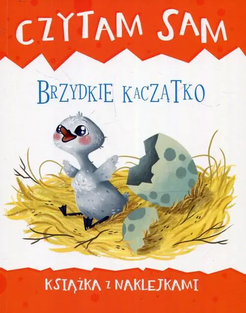Książka - Czytam sam. Brzydkie kaczątko. Książka z naklejkami