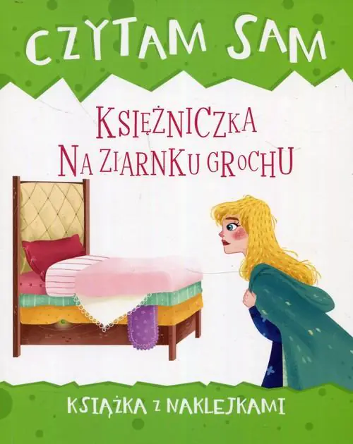 Książka - Czytam sam Księżniczka na ziarnku grochu książka z naklejkami
