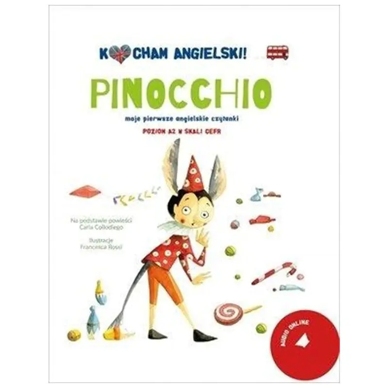 Książka - Kocham angielski. Pinocchio
