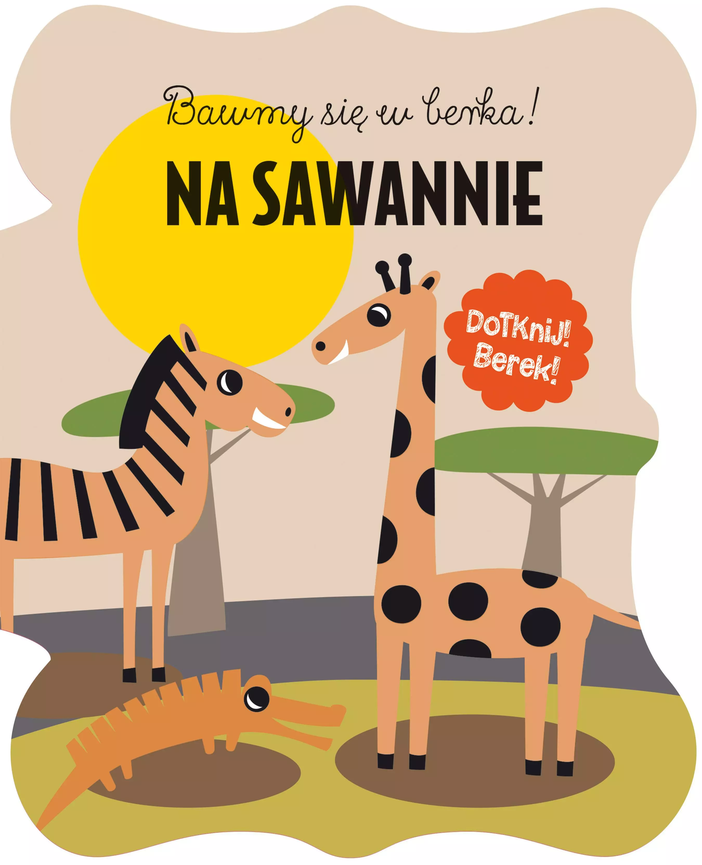 Książka - Bawmy się w berka. Na sawannie