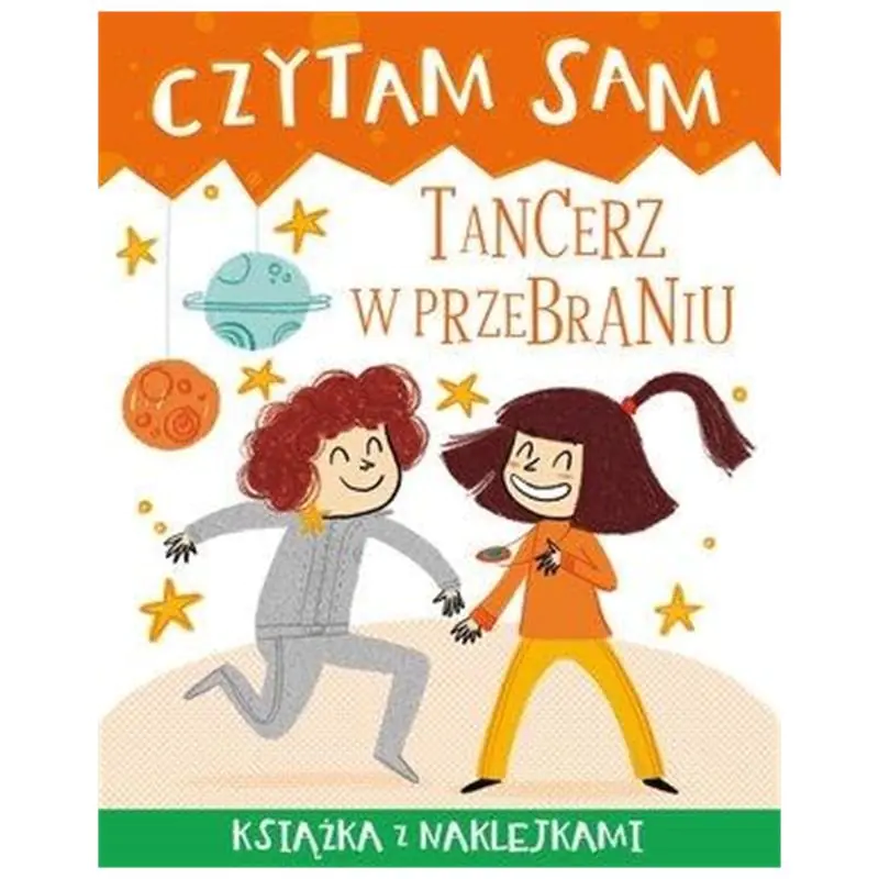 Książka - Czytam sam. Tancerz w przebraniu. Książka z naklejkami