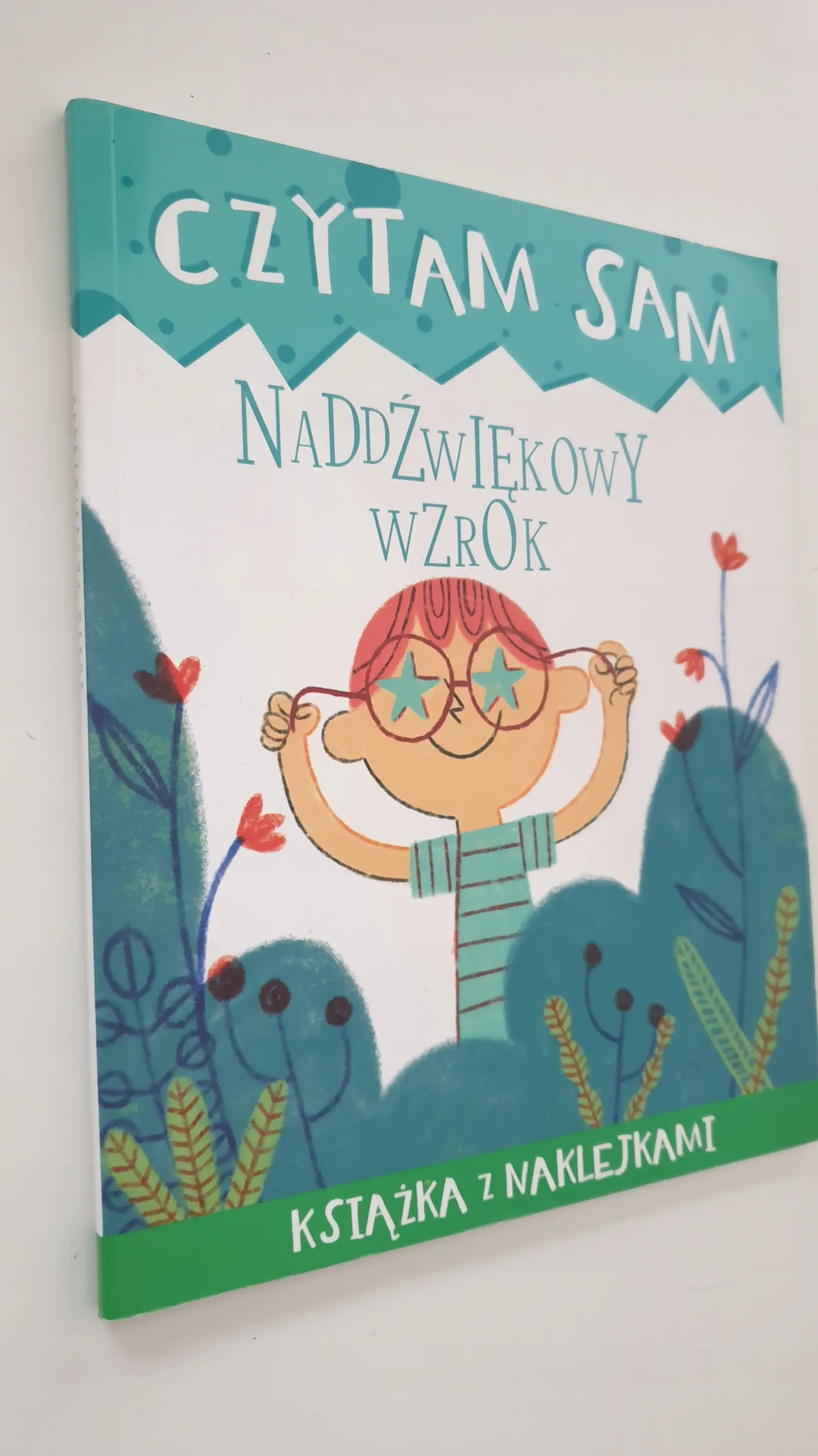 Książka - Czytam sam. Naddźwiękowy wzrok. Książka z naklejkami