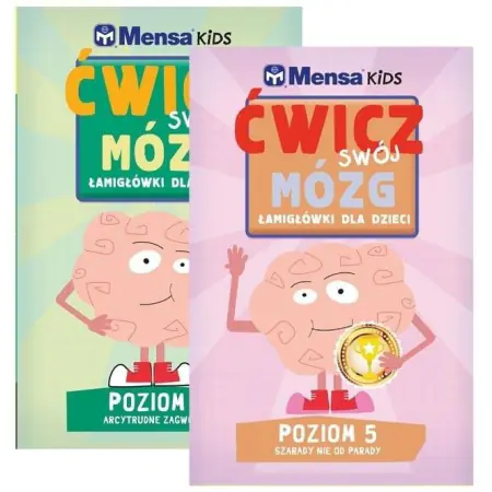 Książka - Pakiet: Mensa Kids Poziom 5-6