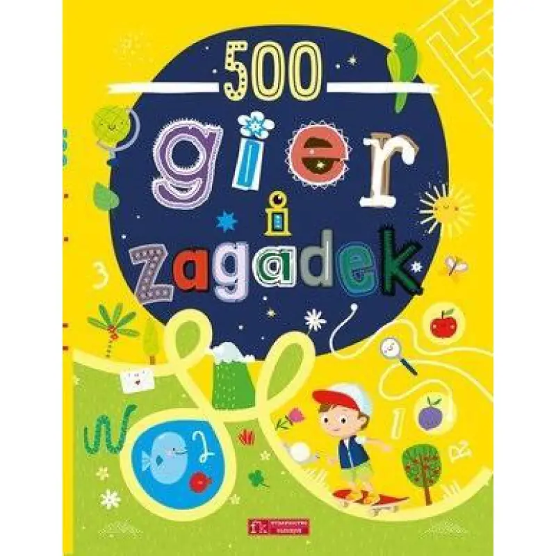Książka - 500 gier i zagadek