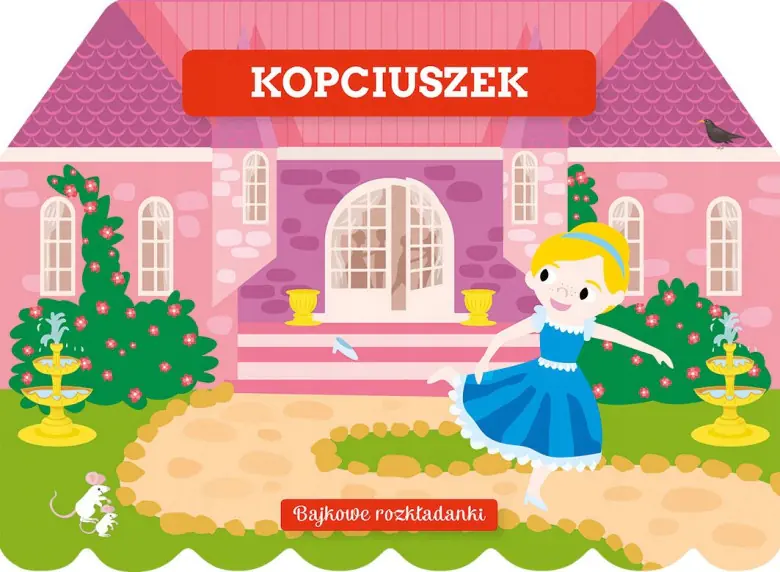 Książka - Bajkowe rozkładanki. Kopciuszek