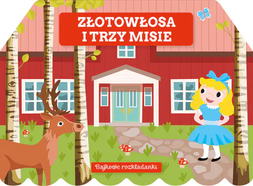 Książka - Bajkowe rozkładanki. Złotowłosa i trzy misie