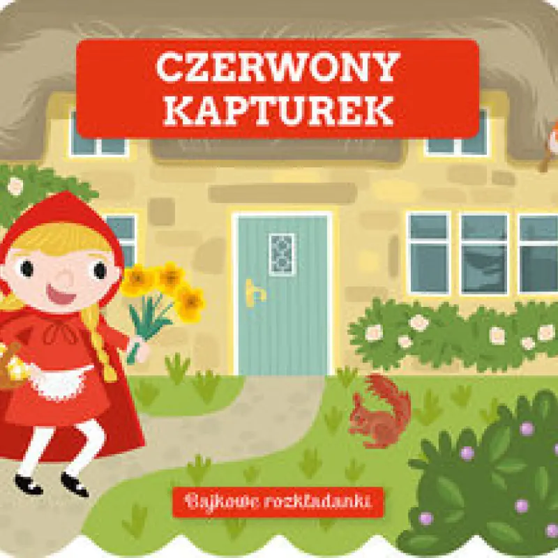 Książka - Bajkowe rozkładanki. Czerwony Kapturek