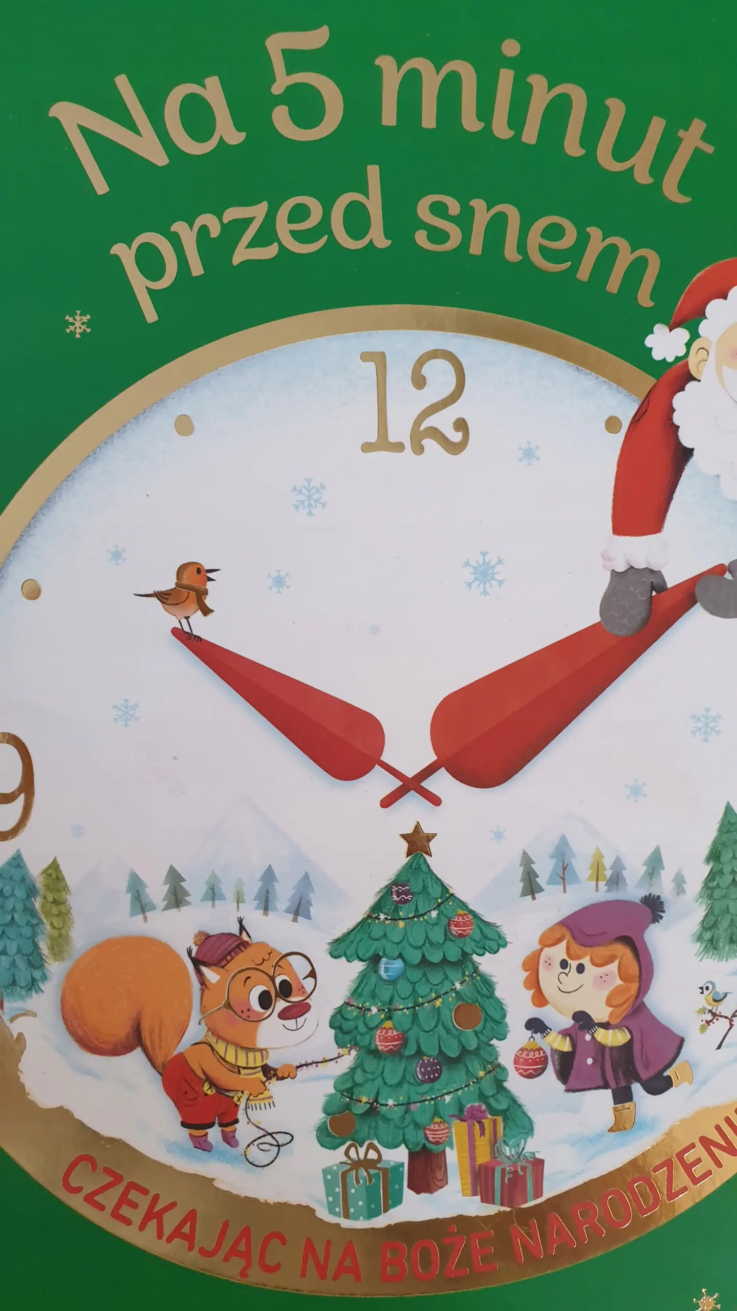 Książka - Na 5 minut przed snem Czekając na Boże Narodzenie