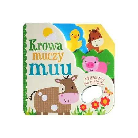 Książka - Krowa muczy mu. Książeczka dla malucha kartonowa