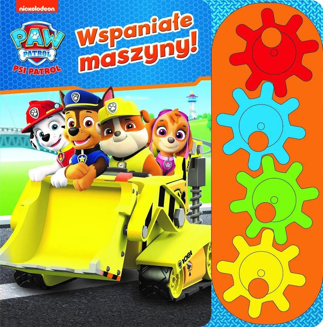 Książka - Wspaniałe maszyny! Psi Patrol