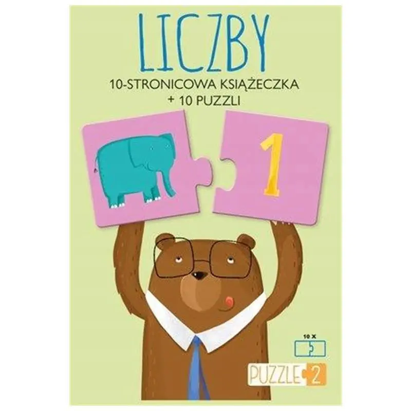 Książka - Liczby (książeczka + 10 puzzli)