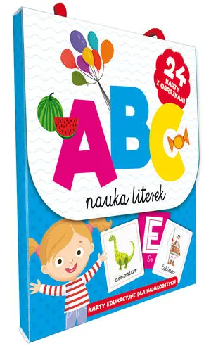 Książka - ABC Nauka literek. Karty edukacyjne dla najmlodszych