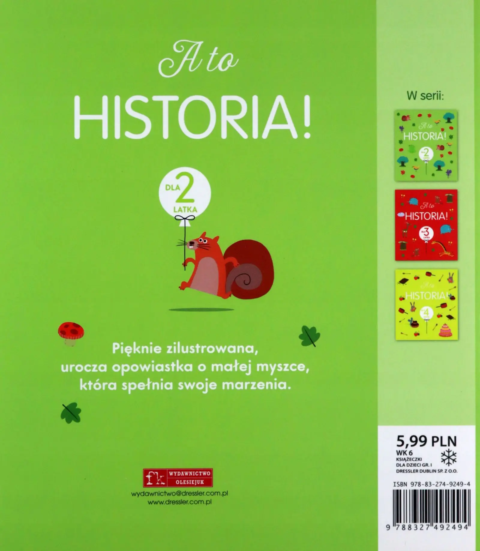 Książka - A to historia! Dla 2 latka