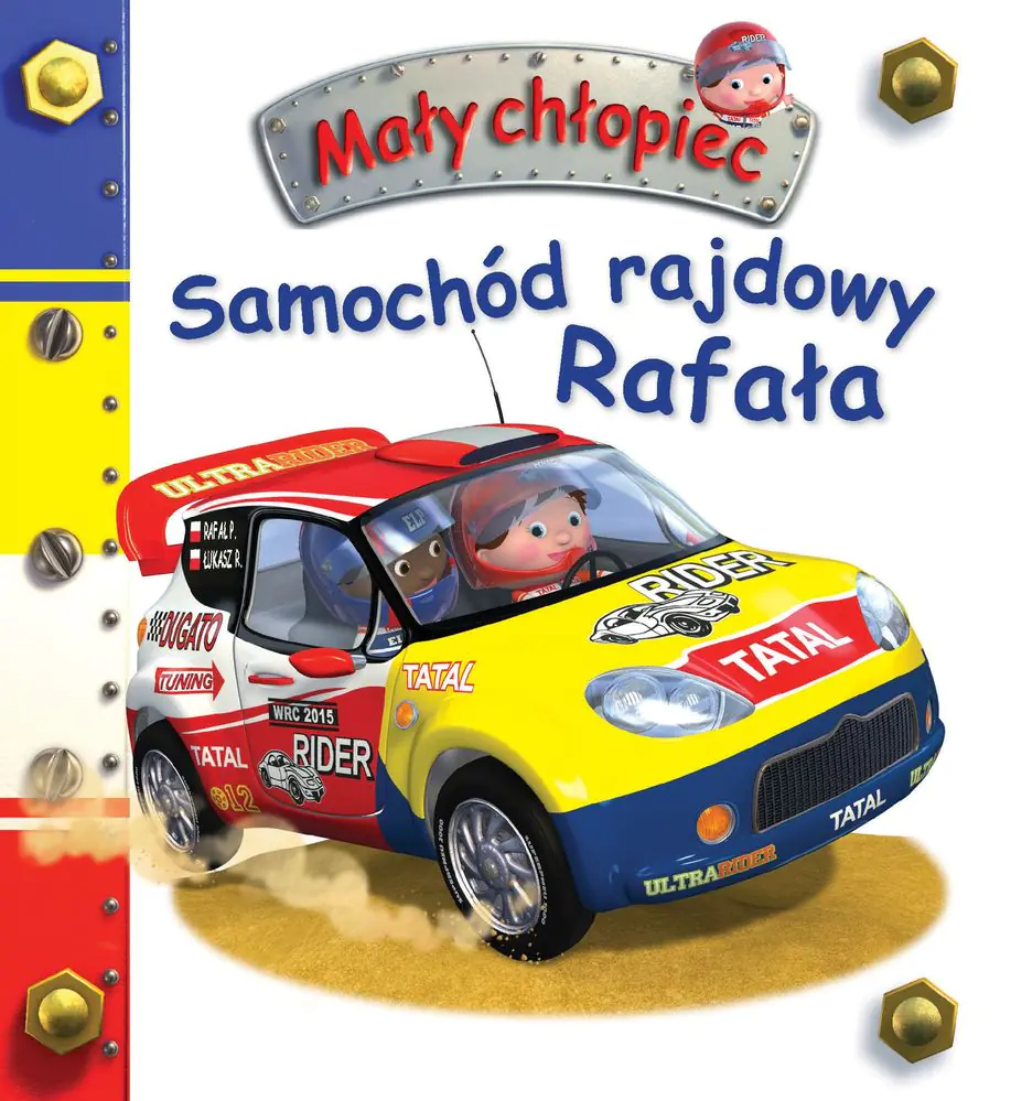 Książka - Mały chłopiec. Samochód rajdowy Rafała