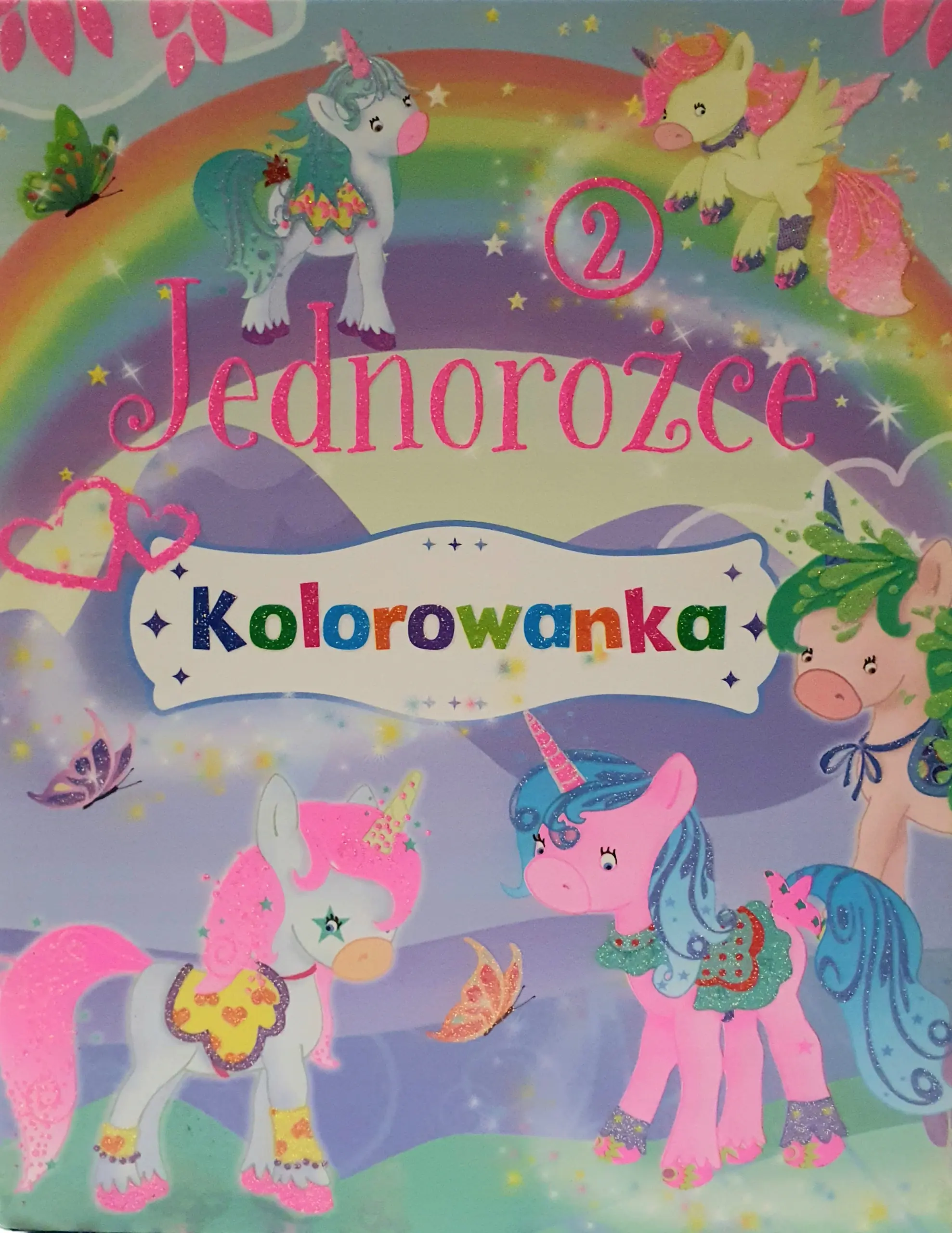 Książka - Jednorożce. Kolorowanka 2
