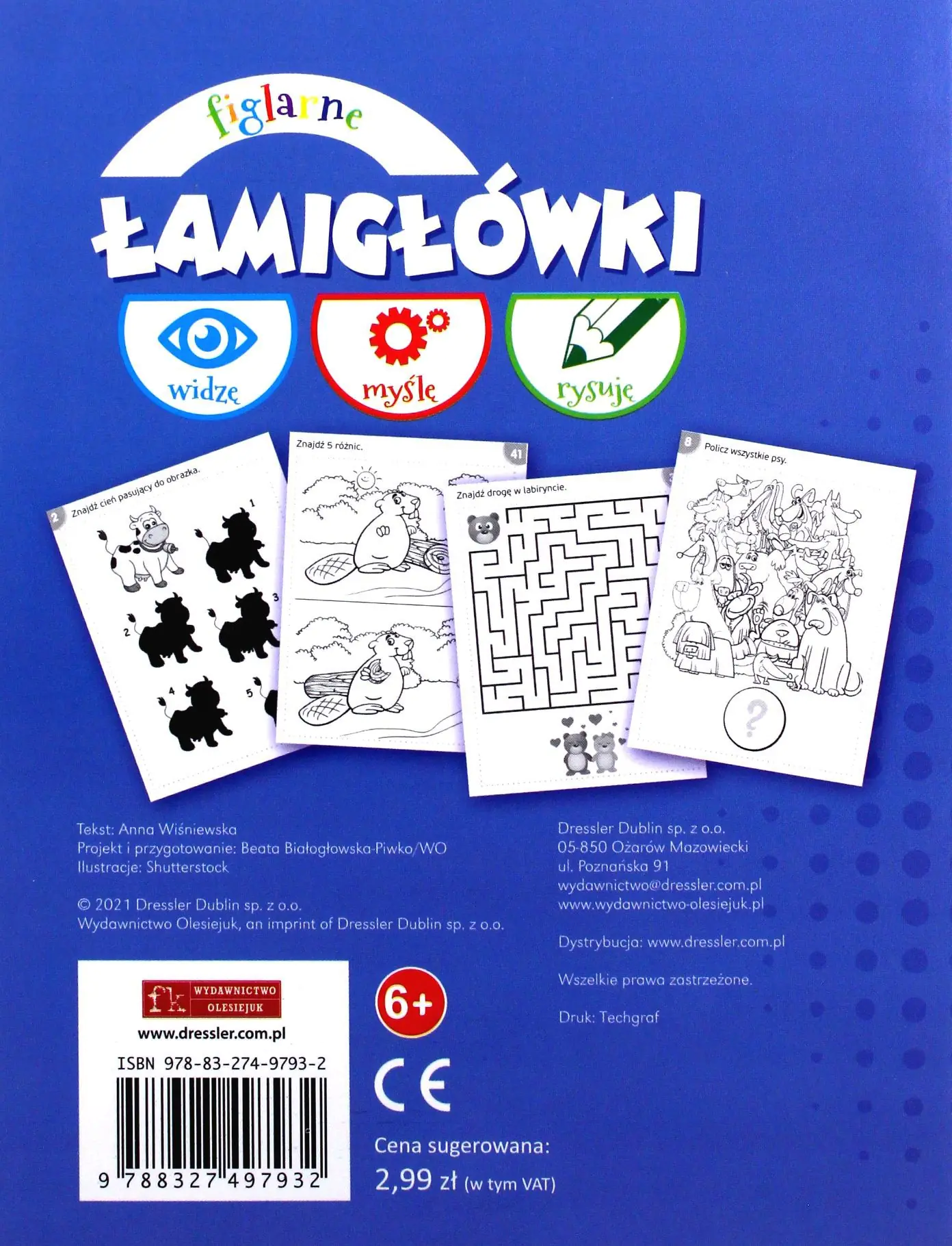 Książka - Figlarne łamigłówki