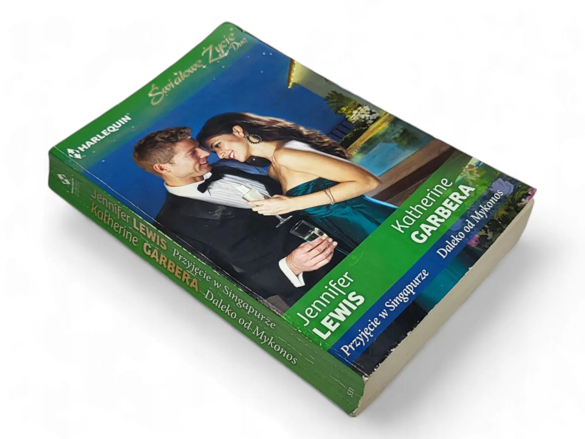 Książka - Przyjęcie w Singapurze / Daleko od Mykonos