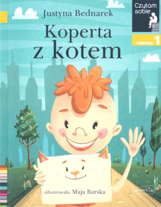 Koperta z kotem. Czytam sobie. Poziom 1