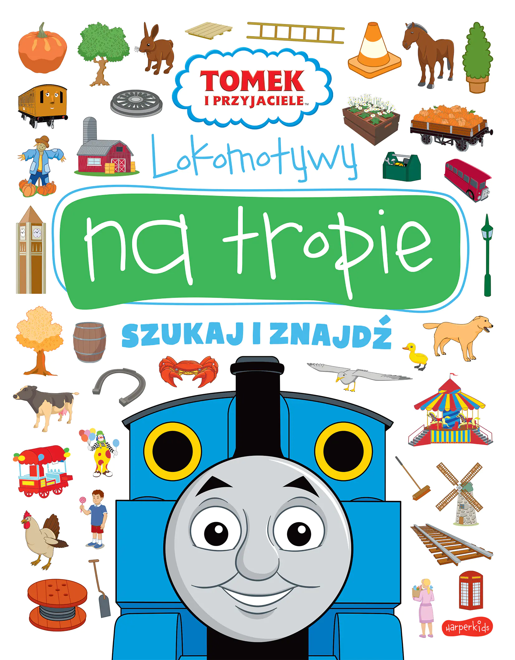 Książka - Lokomotywy na tropie. Tomek i przyjaciele. Szukaj i znajdź