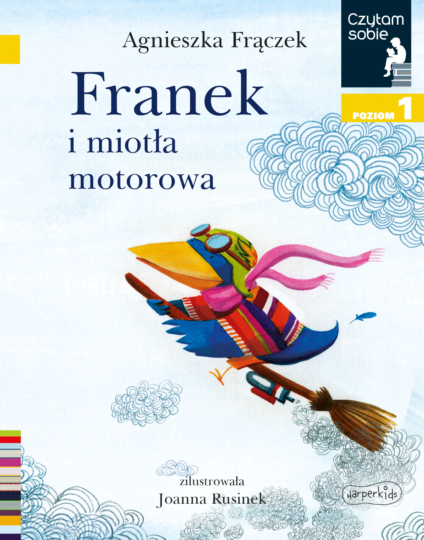 Książka - Franek i miotła motorowa. Czytam sobie. Poziom 1