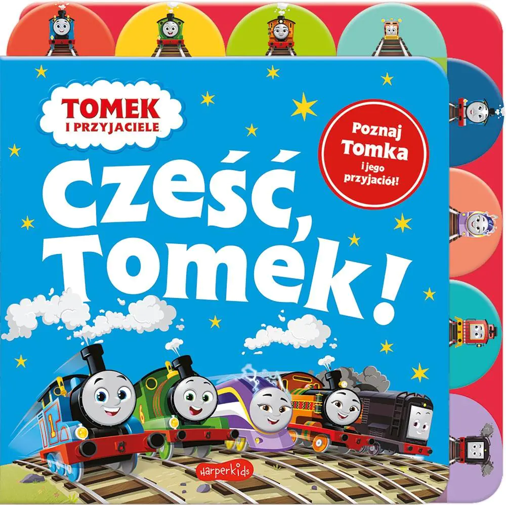Książka - Cześć, Tomek! Tomek i przyjaciele. Książka z registrami