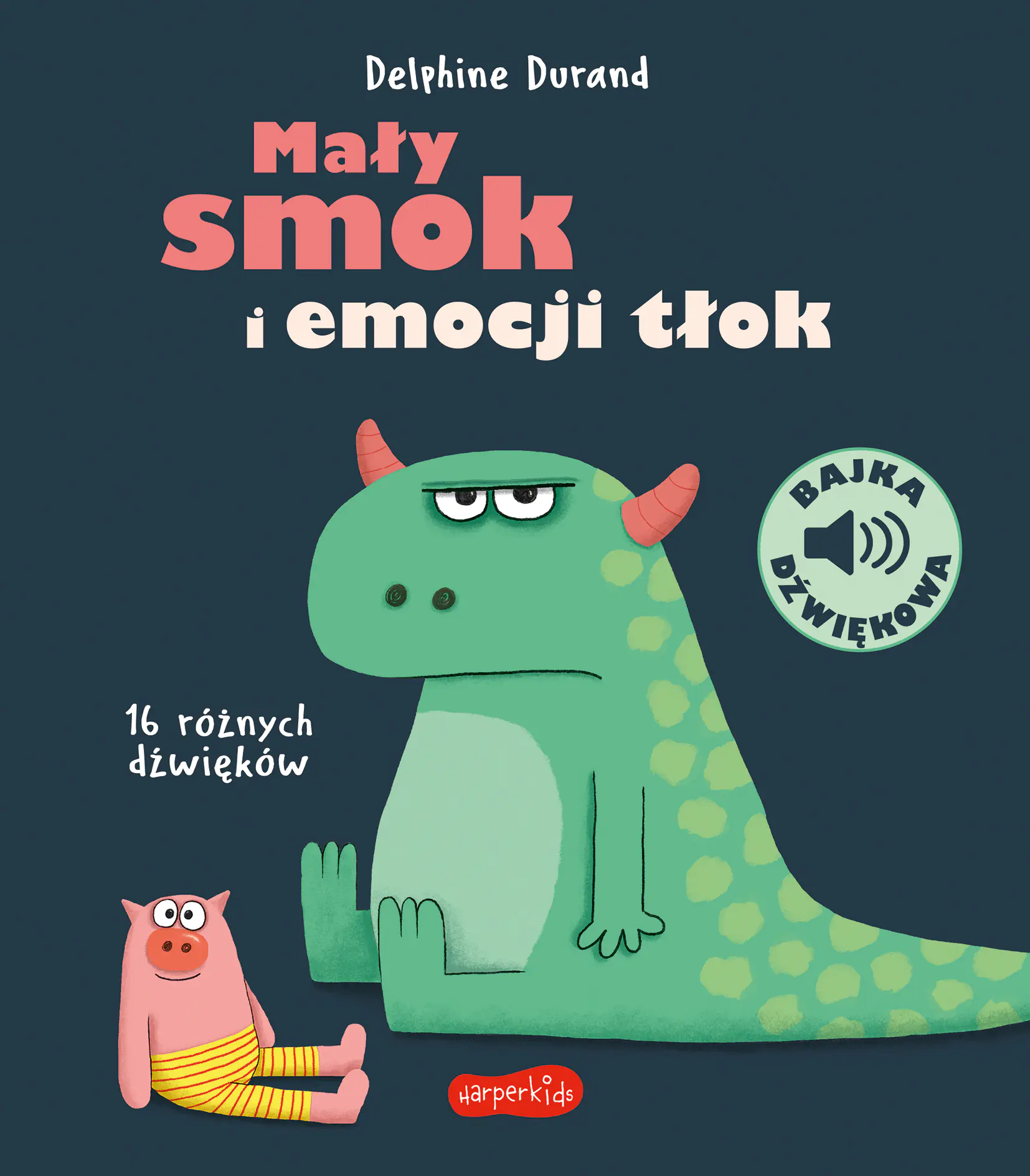 Książka - Mały smok i emocji tłok