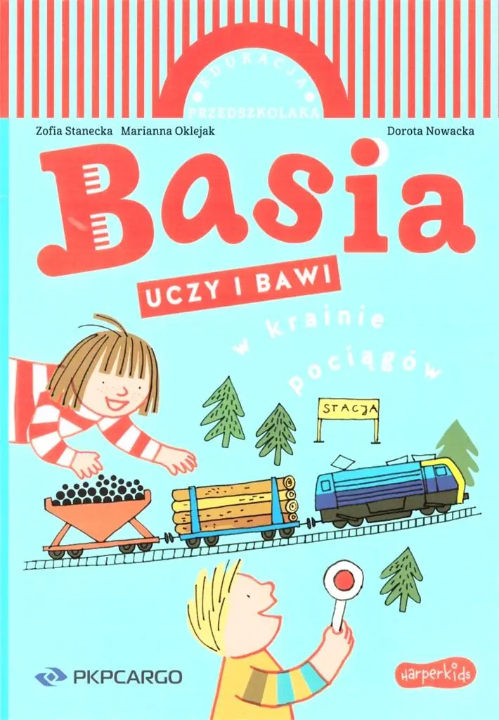 Książka - Basia uczy i bawi. W krainie pociągów