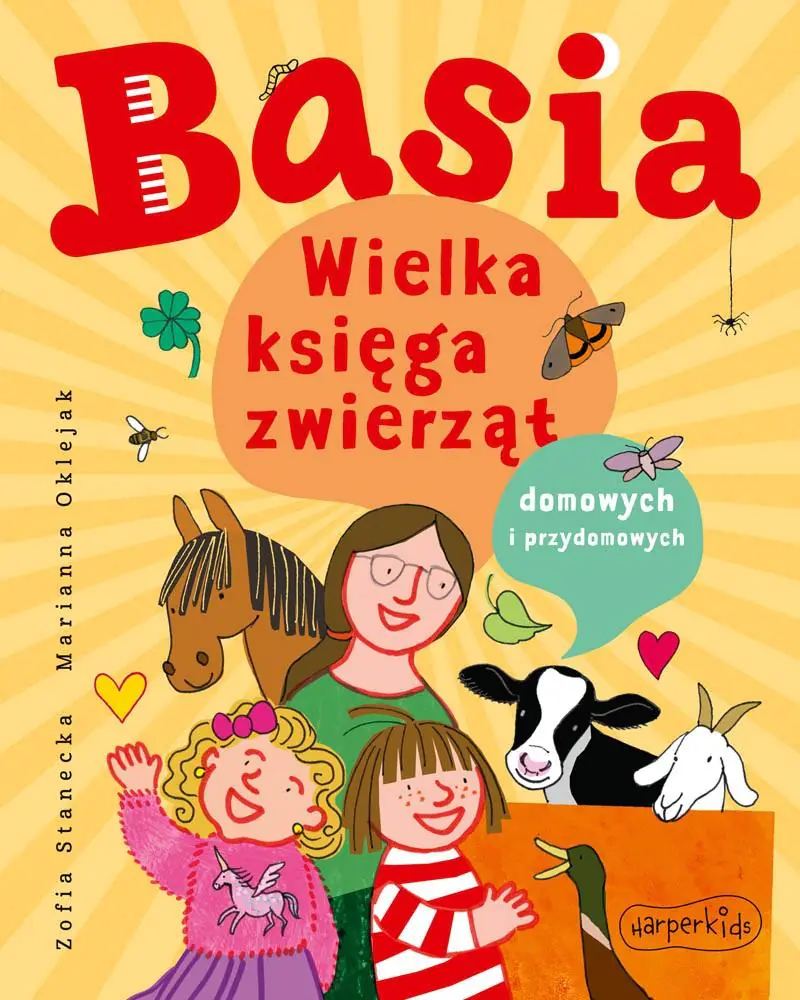 Książka - Basia. Wielka księga zwierząt domowych i przydomowych