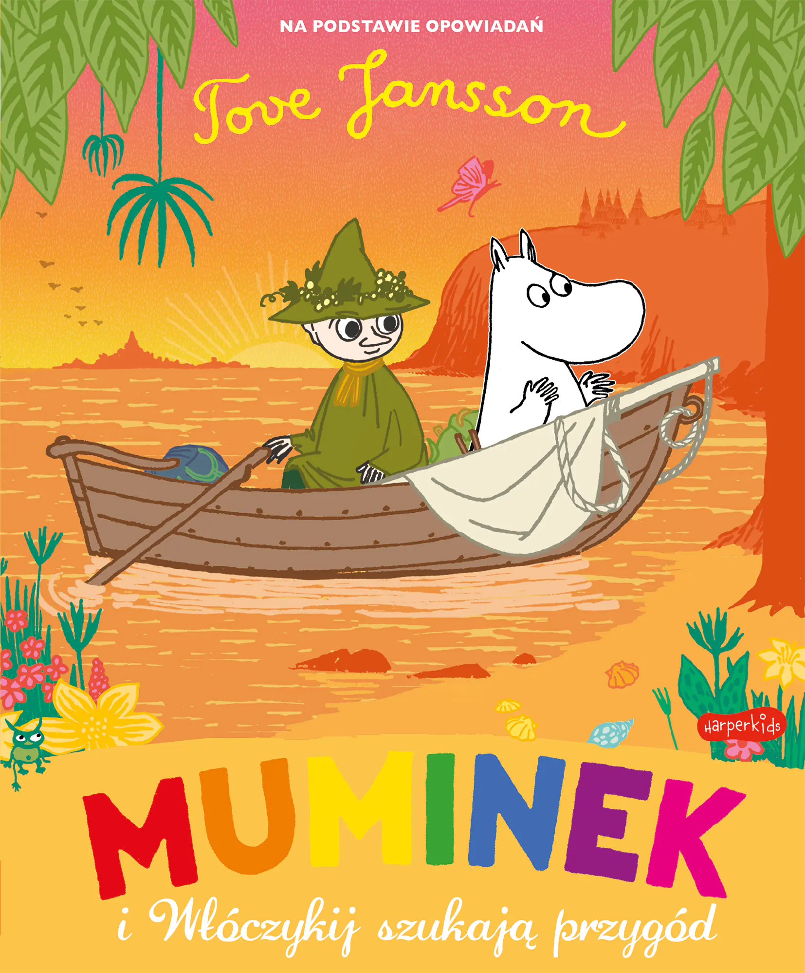 Książka - Muminek i Włóczykij szukają przygód