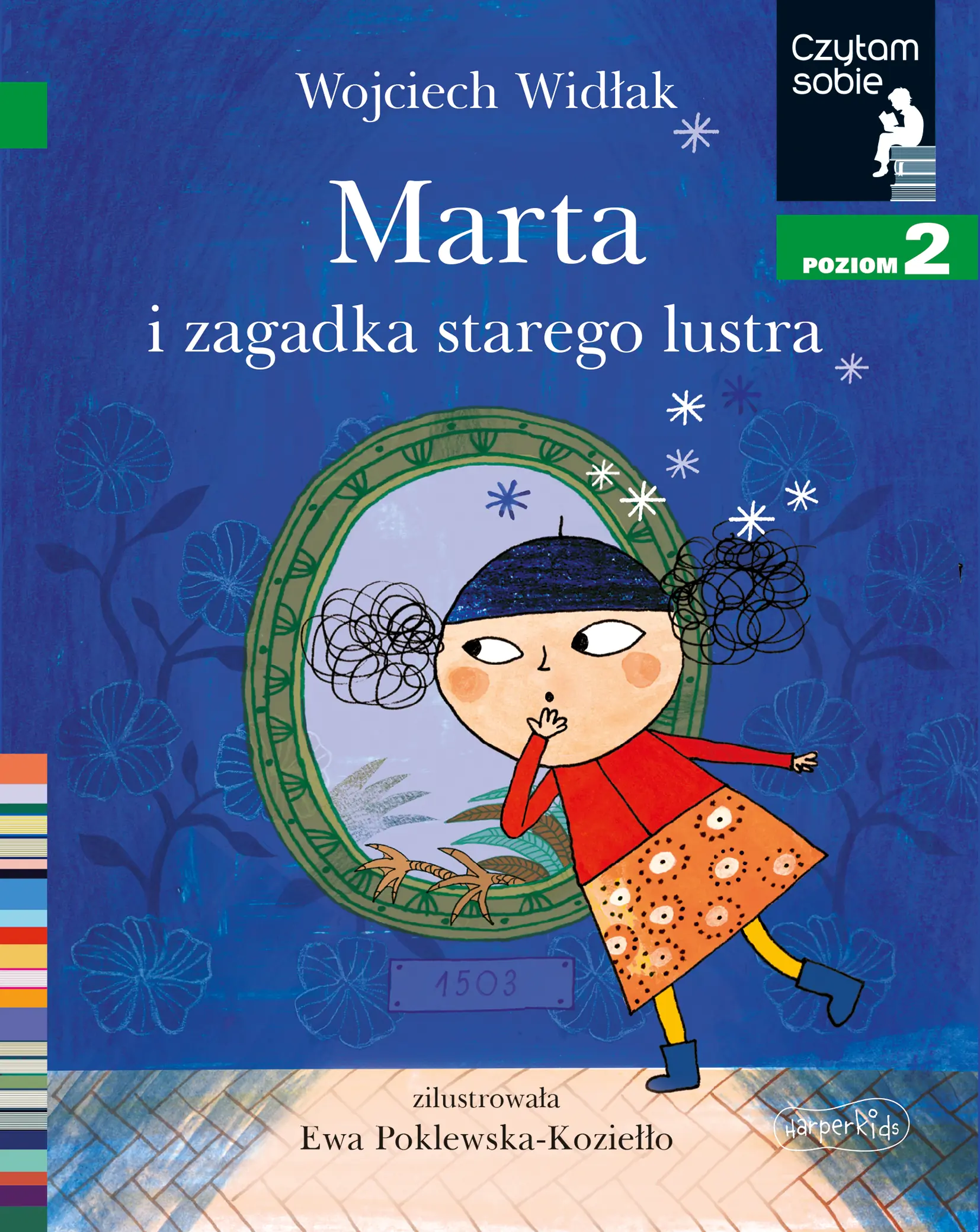 Książka - Marta i zagadka starego lustra. Czytam sobie. Poziom 2