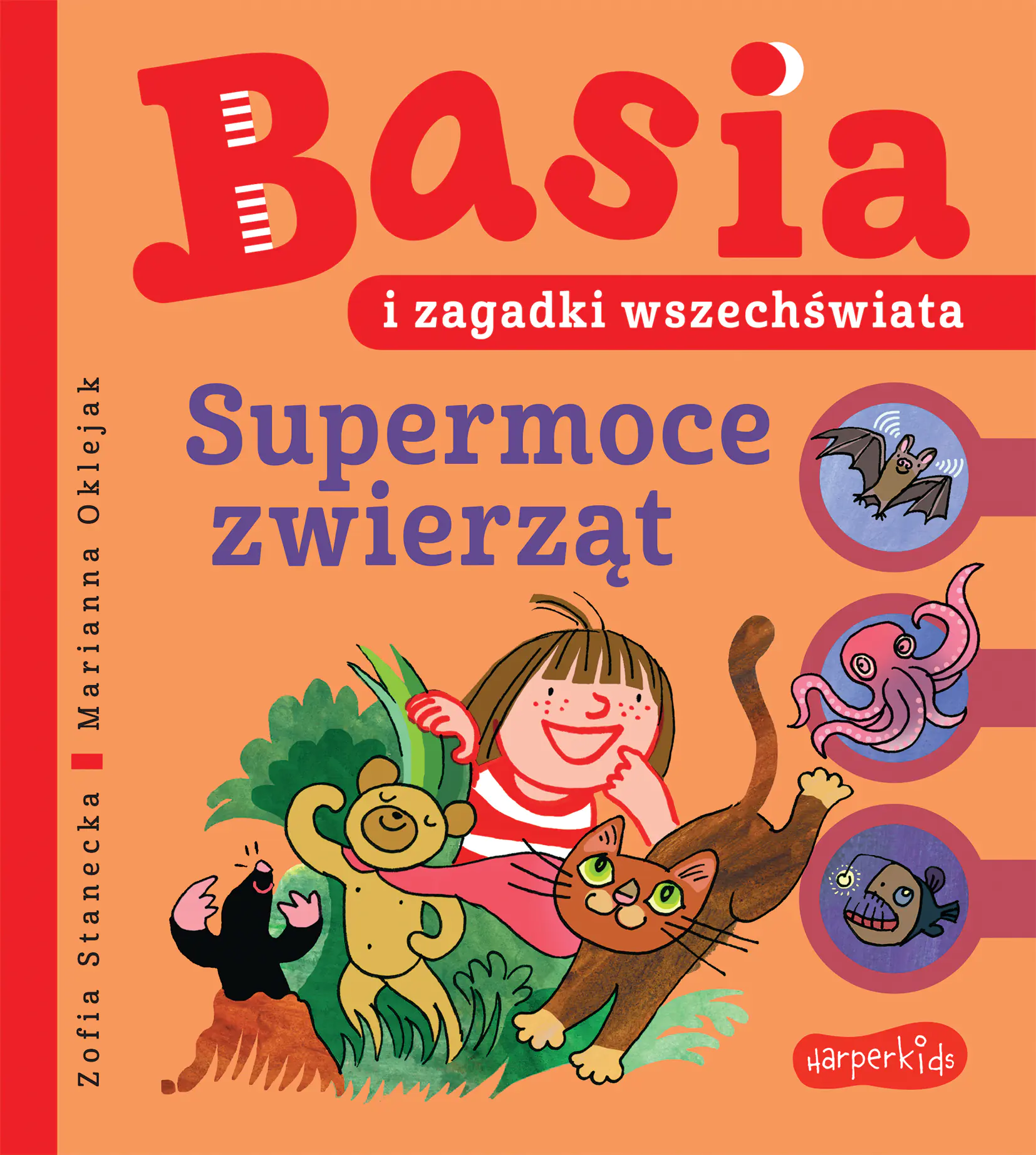 Książka - Basia i zagadki wszechświata. Supermoce zwierząt