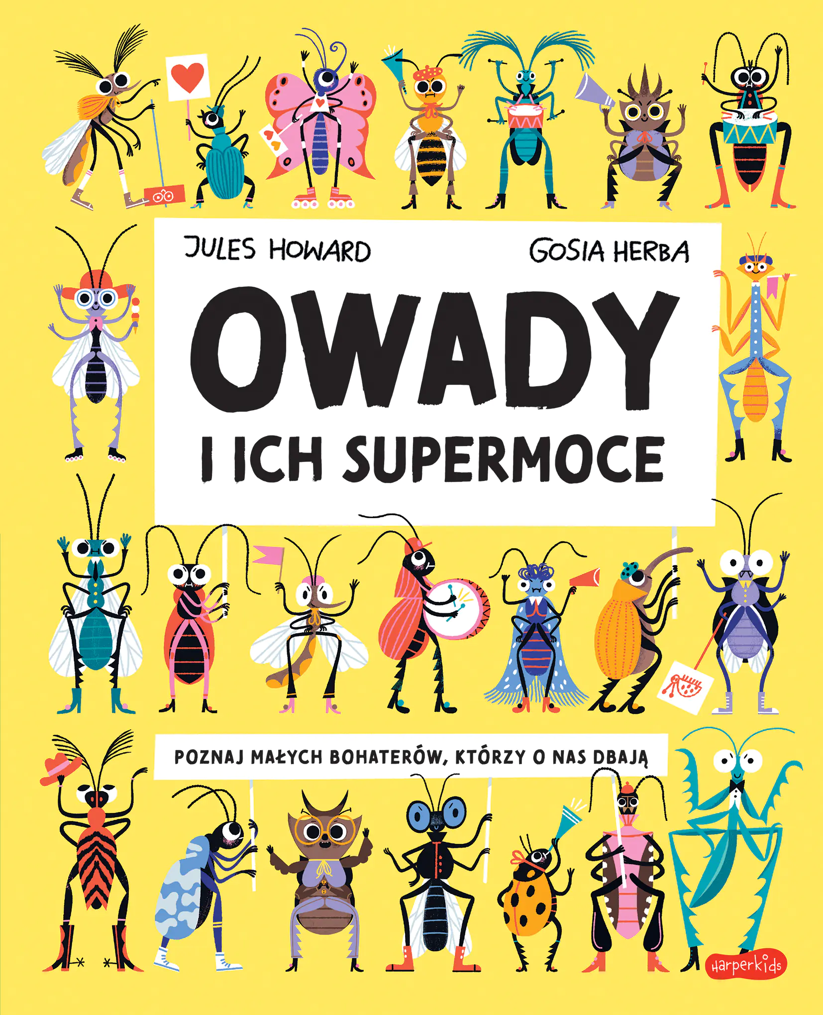 Książka - Owady i ich supermoce. Akademia mądrego dziecka