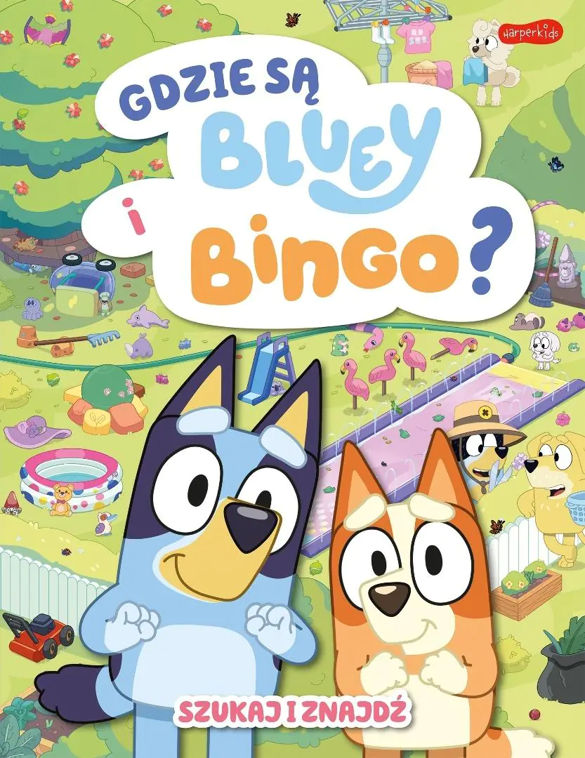 Książka - Gdzie są Bluey i Bingo? Szukaj i znajdź