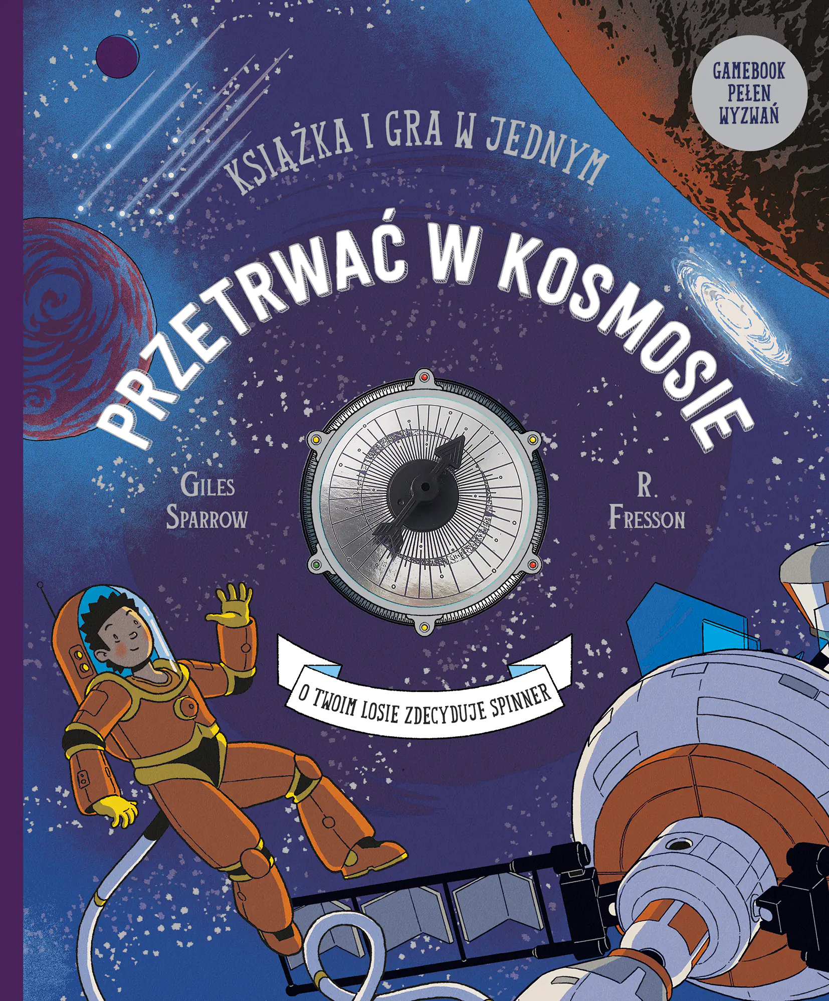 Książka - Przetrwać w kosmosie. Książka i gra w jednym