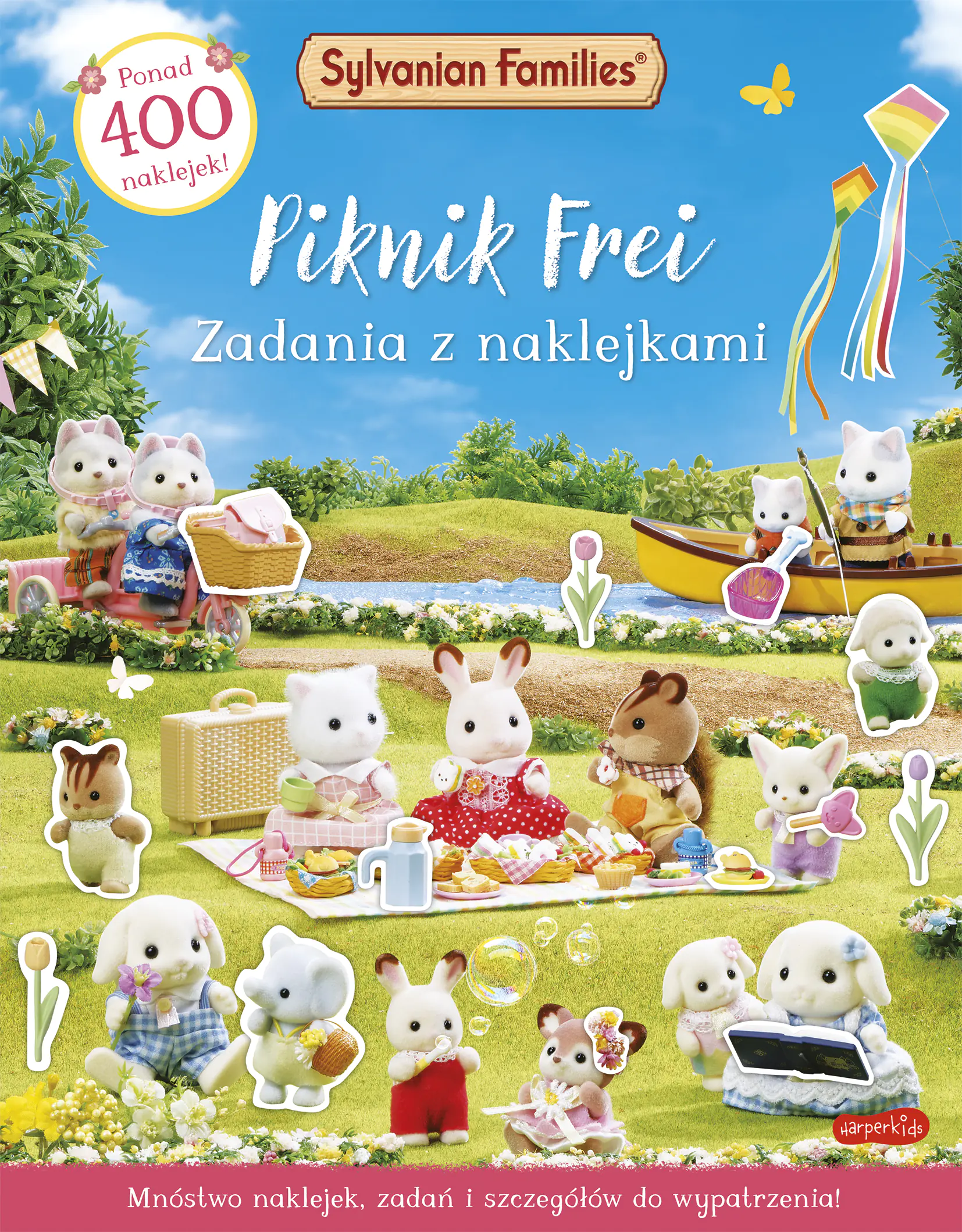 Książka - Sylvanian Families. Piknik Frei. Zadania z naklejkami