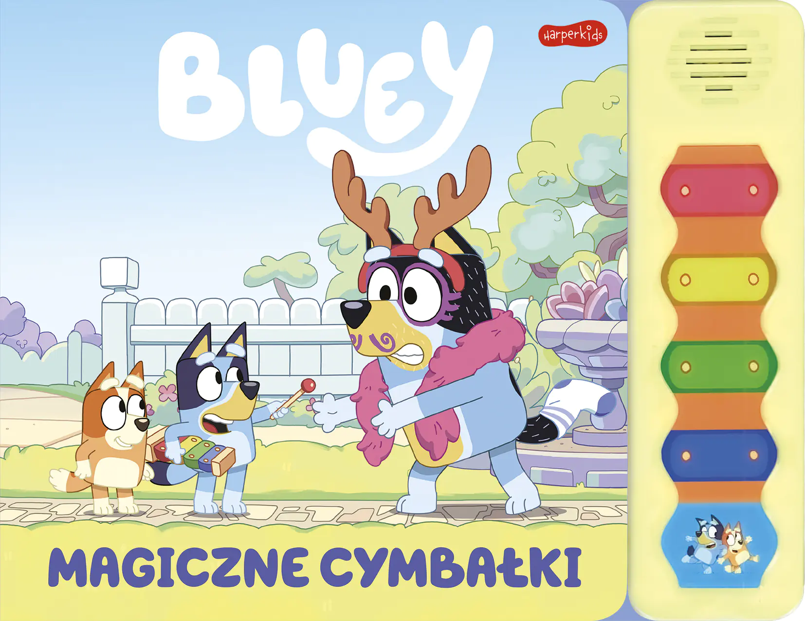 Książka - Bluey. Magiczne cymbałki. Książeczka z dźwiękami
