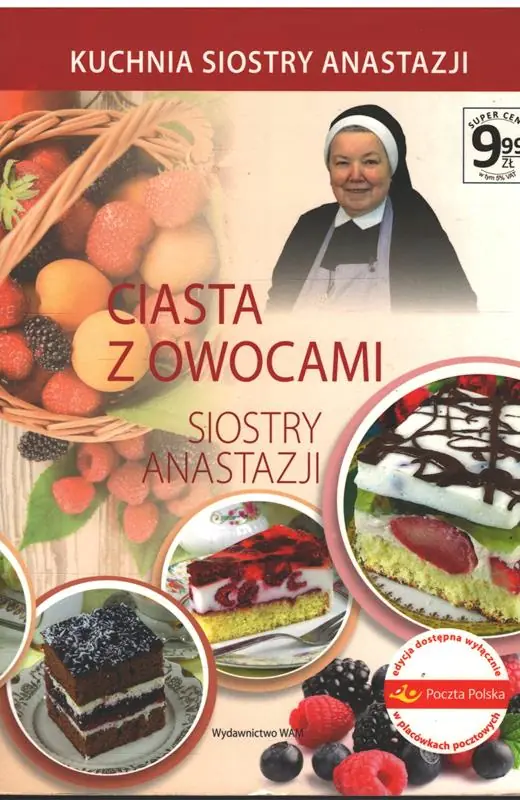 Książka - Ciasta z owocami Siostry Anastazji