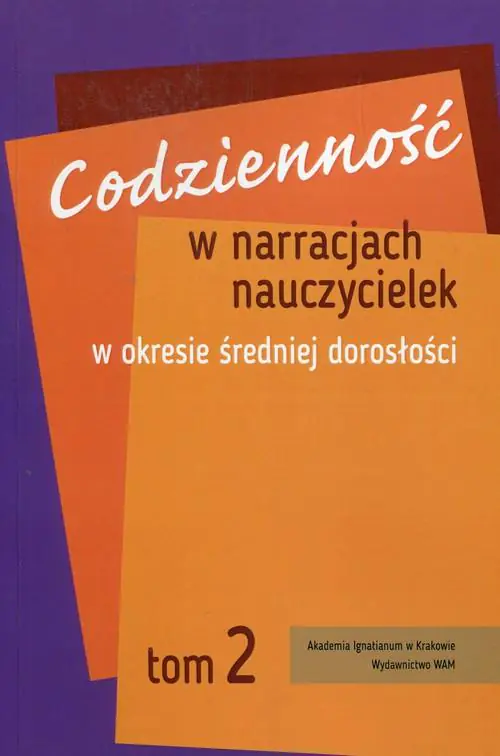 Książka - Codzienność w narracjach nauczycielek w okresie średniej dorosłości Tom 2
