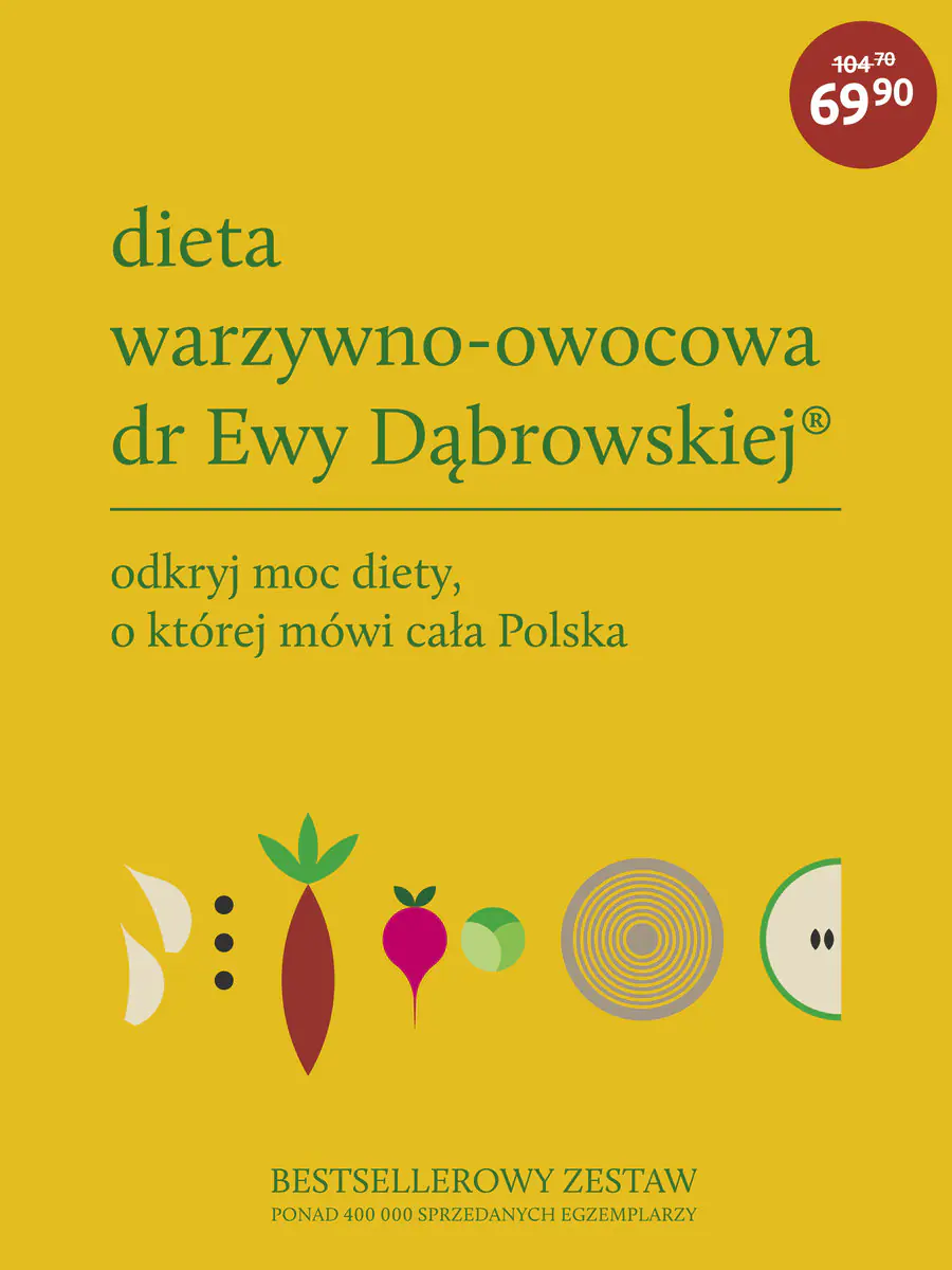 Książka - Pakiet: Dieta warzywno-owocowa dr Ewy Dąbrowskiej®