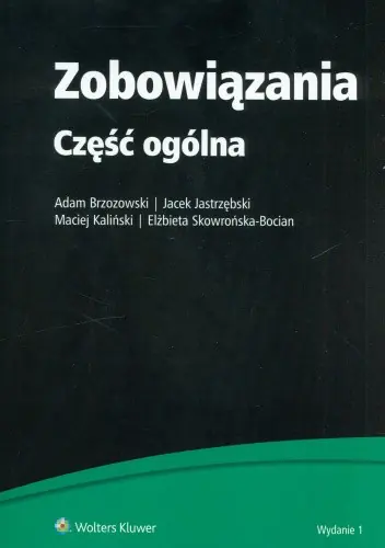 Książka - Zobowiązania. Część ogólna