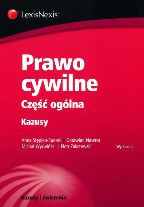 Książka - Prawo cywilne. Część ogólna. Kazusy