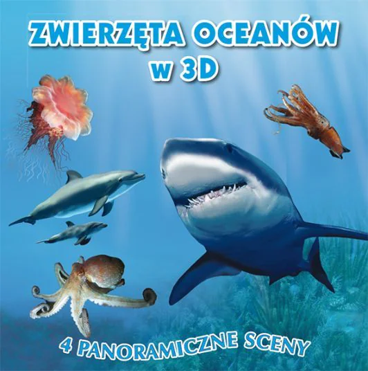 Książka - Zwierzęta oceanów w 3D