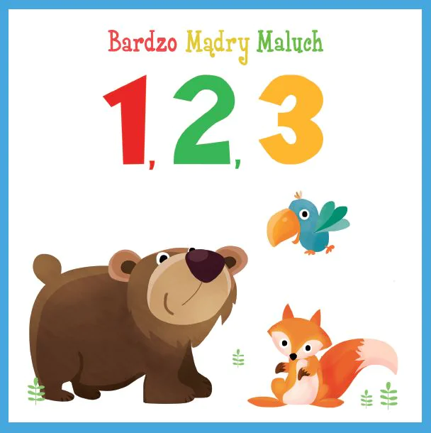 Książka - 1, 2, 3. Bardzo mądry maluch