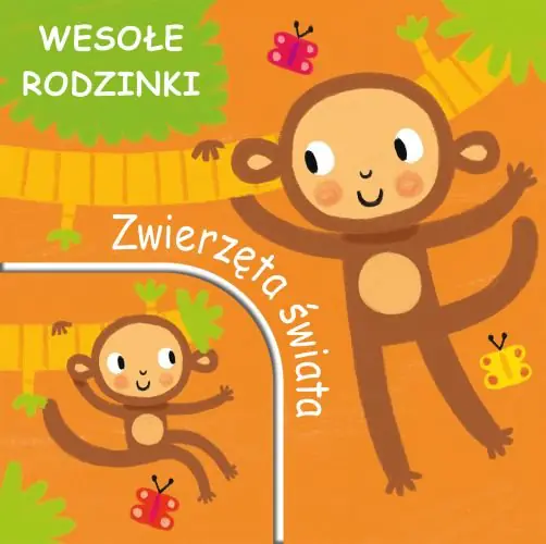 Książka - Zwierzęta świata. Wesołe rodzinki