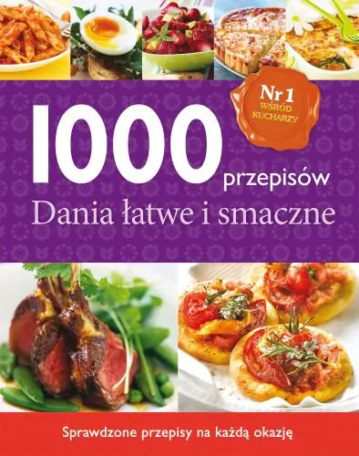 Książka - Dania łatwe i smaczne. 1000 przepisów