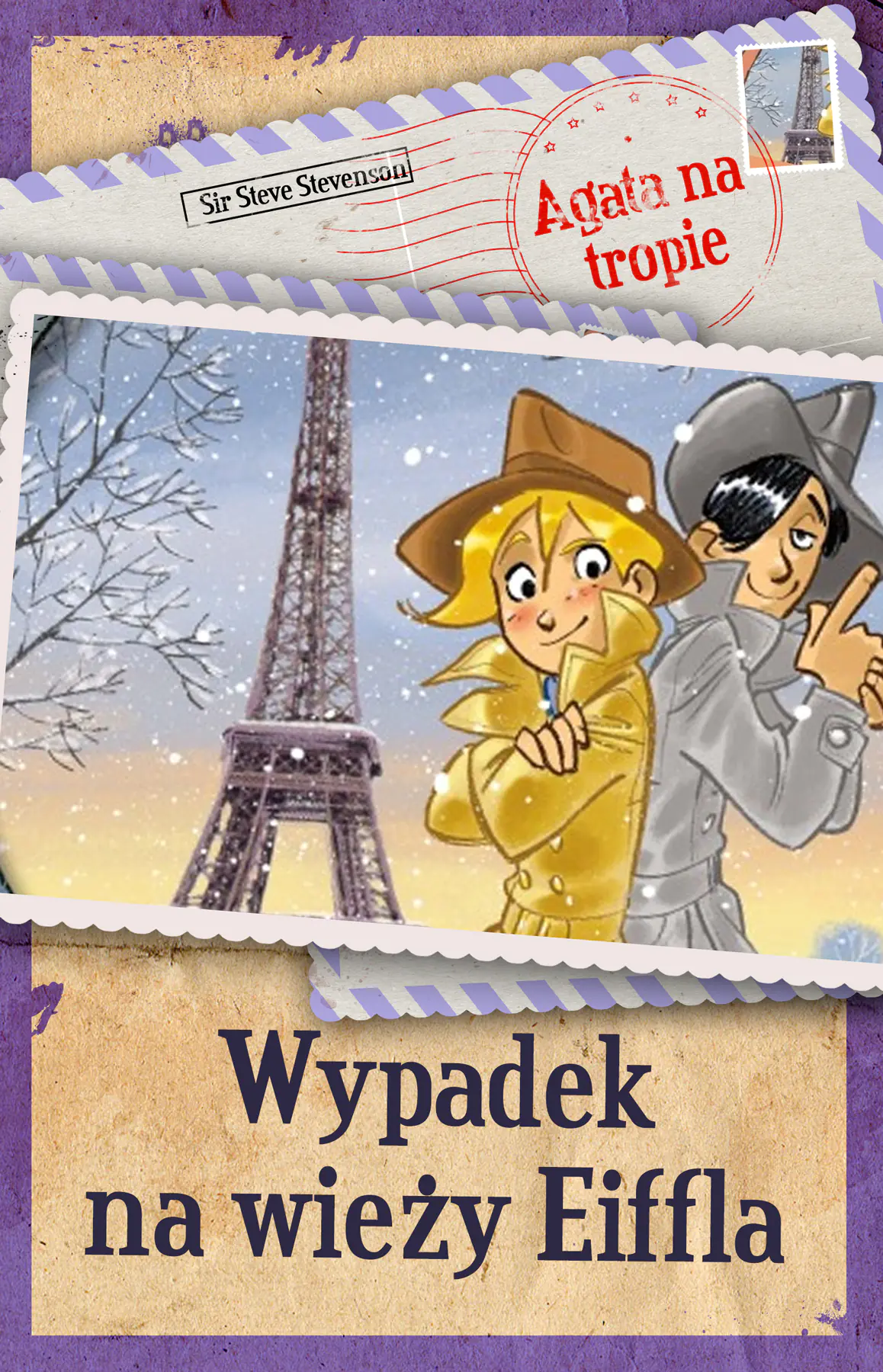 Książka - Wypadek na wieży Eiffla. Agata na tropie. Tom 5