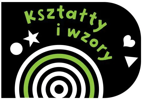 Książka - Kształty i wzory. Książeczki kontrastowe