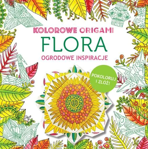 Książka - Kolorowe origami. Flora